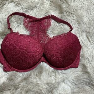 Auden Lace Bra - Rich Burgundy